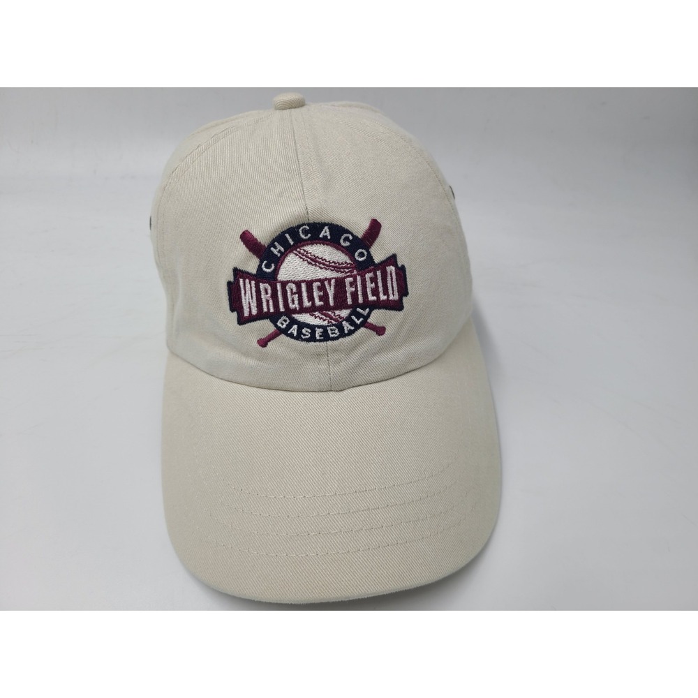 Wrigley Field Chicago Cubs Baseball Strapback Adjustable (Fits Small) Hat Cap‎